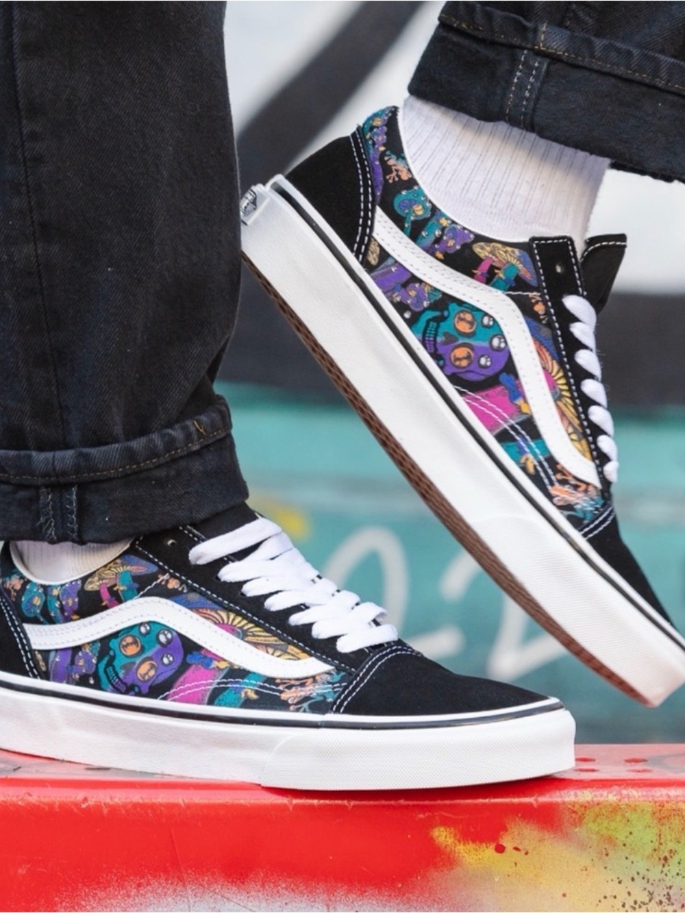 Vans Old Skool Trippy Drip Y2K Festival Skater Sneakers Men’s 11